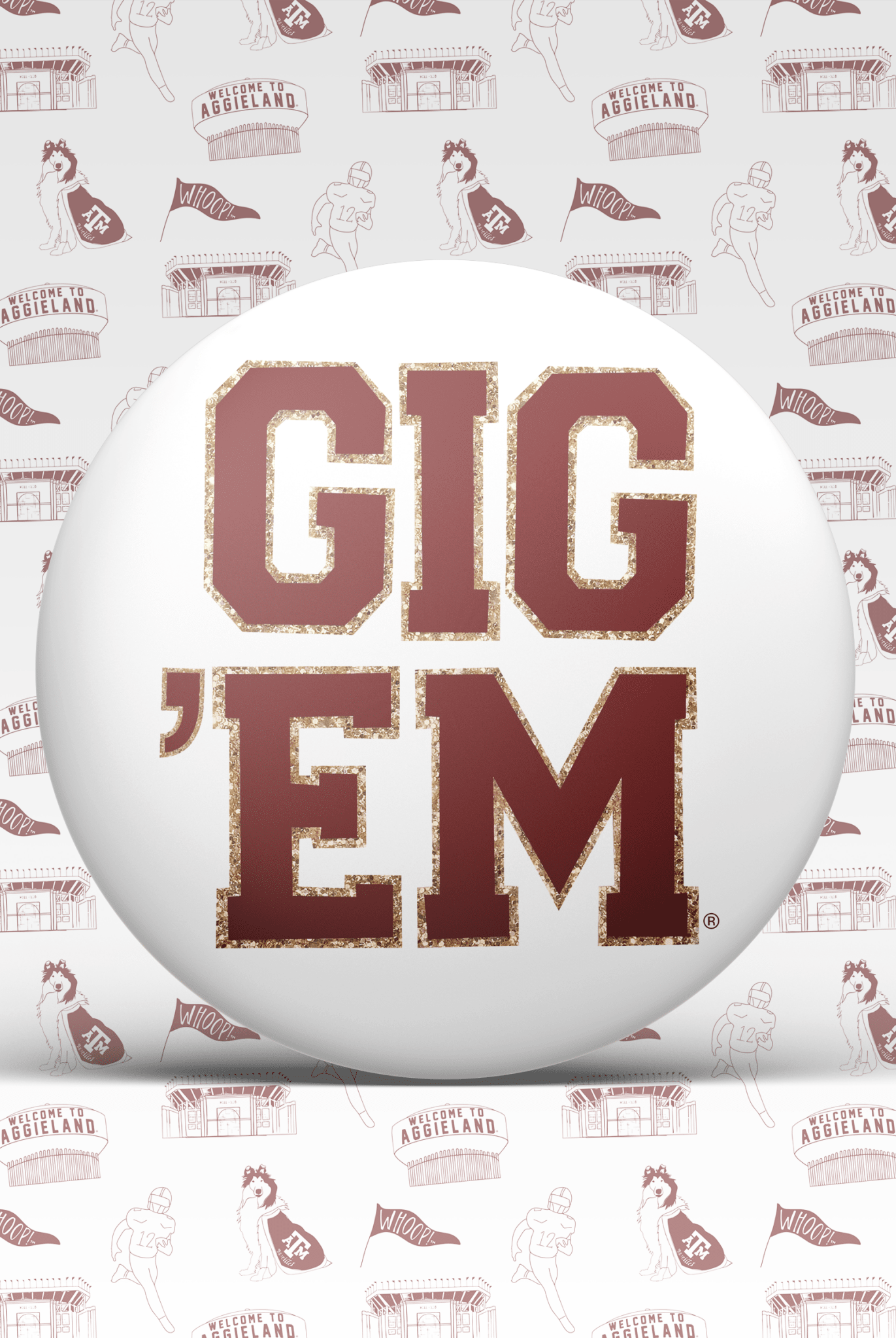 Texas A&M Game Day Buttons | Gameday Pins - Deadwood South Boutique & Company LLC