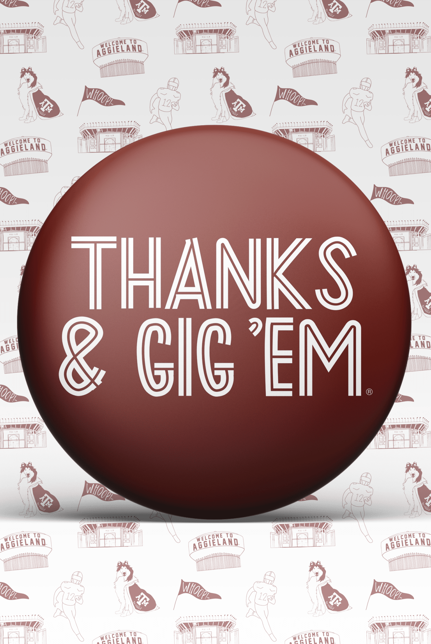 Texas A&M Game Day Buttons | Gameday Pins - Deadwood South Boutique & Company LLC