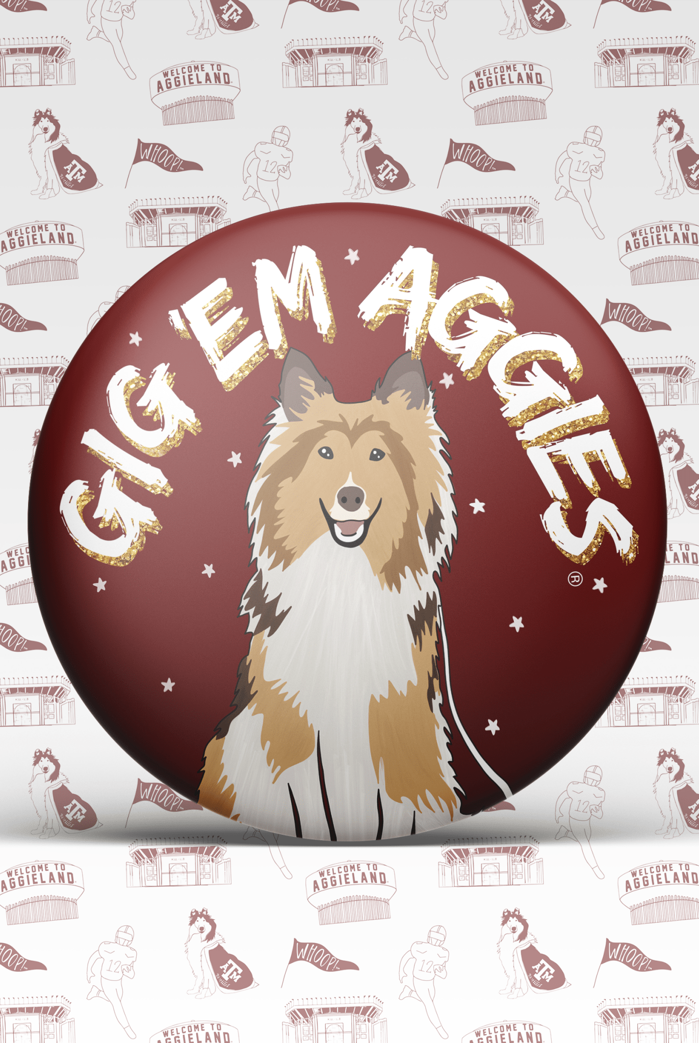 Texas A&M Game Day Buttons | Gameday Pins - Deadwood South Boutique & Company LLC