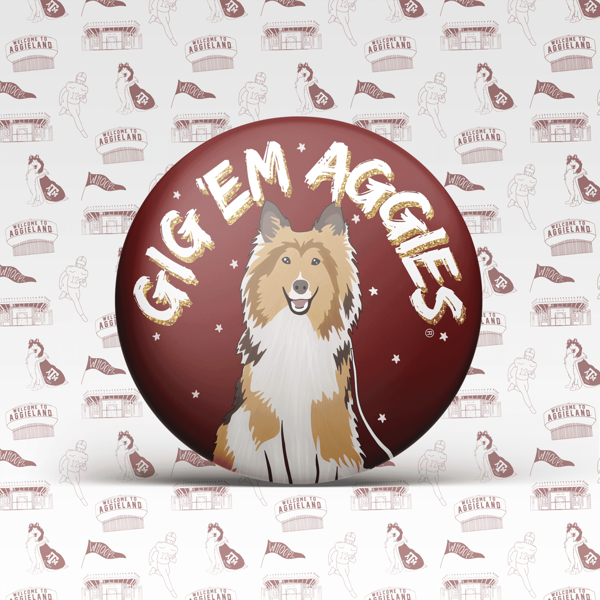 Texas A&M Game Day Buttons | Gameday Pins - Deadwood South Boutique & Company LLC