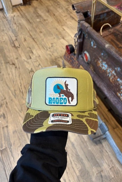 Texas Rodeo Trucker Cap - Deadwood South Boutique & Company LLC