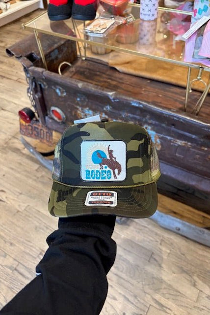 Texas Rodeo Trucker Cap - Deadwood South Boutique & Company LLC