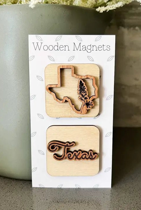 Texas State Magnet Set - Deadwood South Boutique & Company LLC