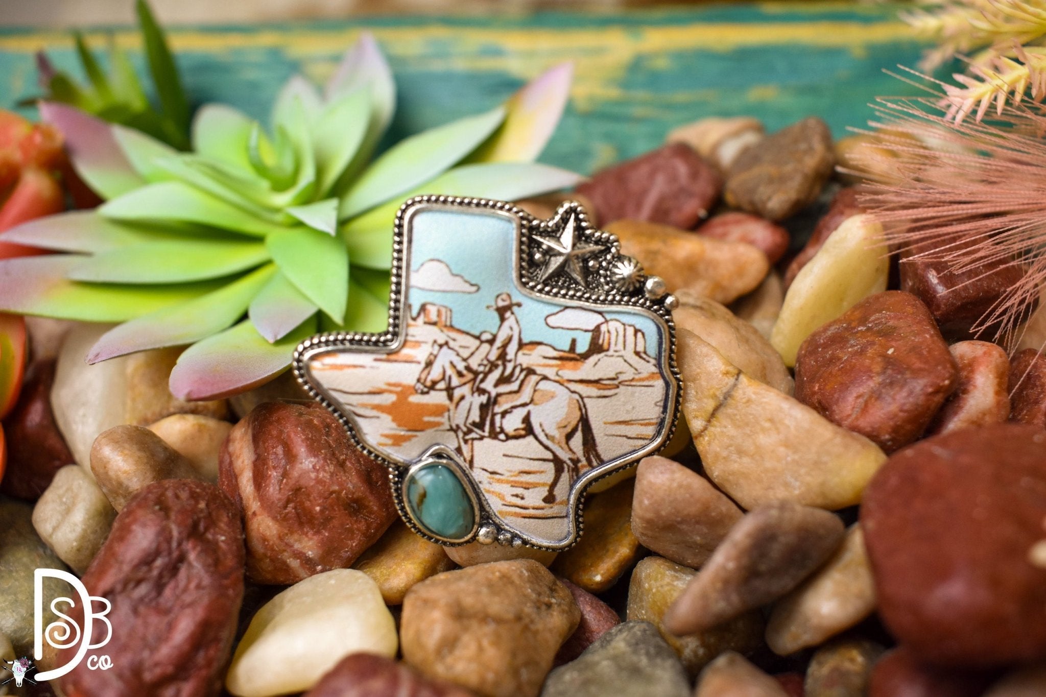 Texas Sunsets Ring/Scarf Slide - Deadwood South Boutique & Company LLC