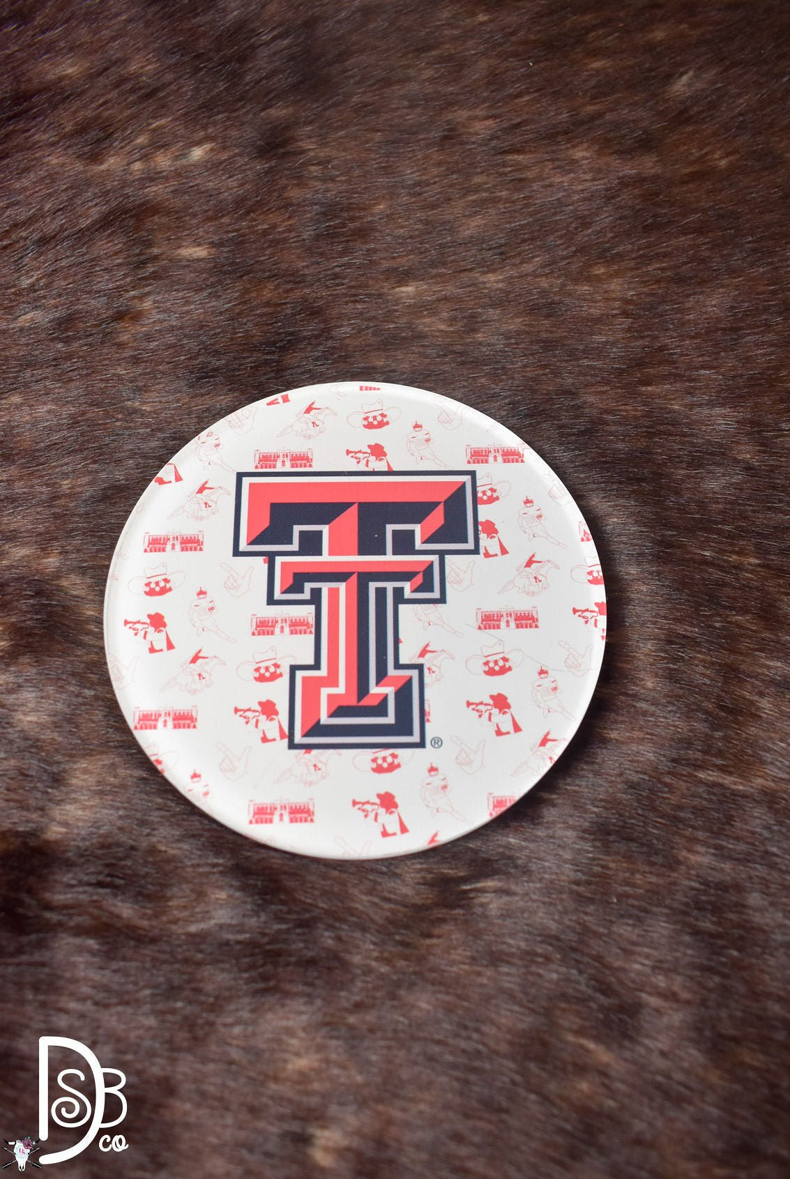 Texas Tech Acrylic Coaster - Deadwood South Boutique & Company LLC