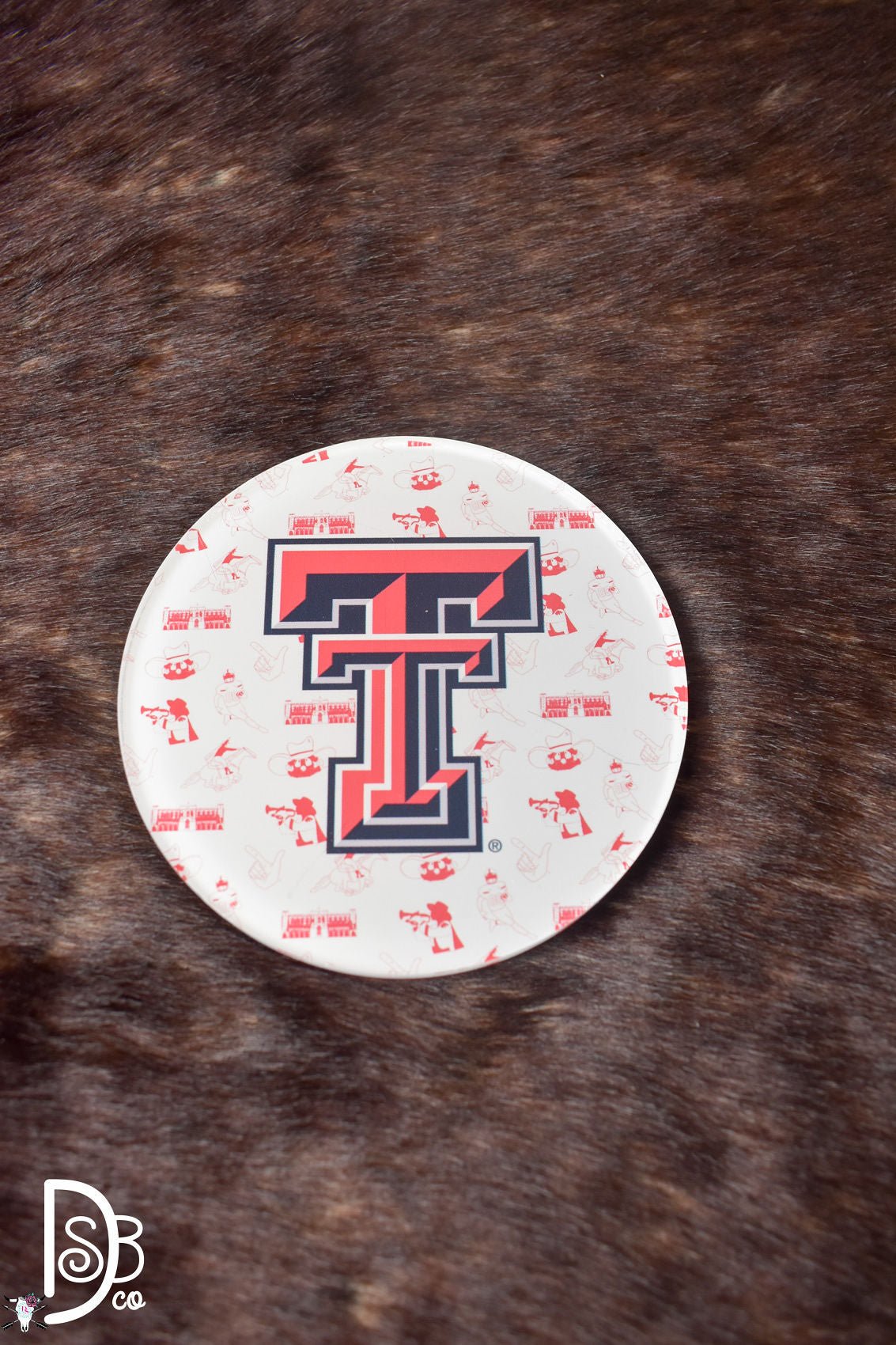 Texas Tech Acrylic Coaster - Deadwood South Boutique & Company LLC