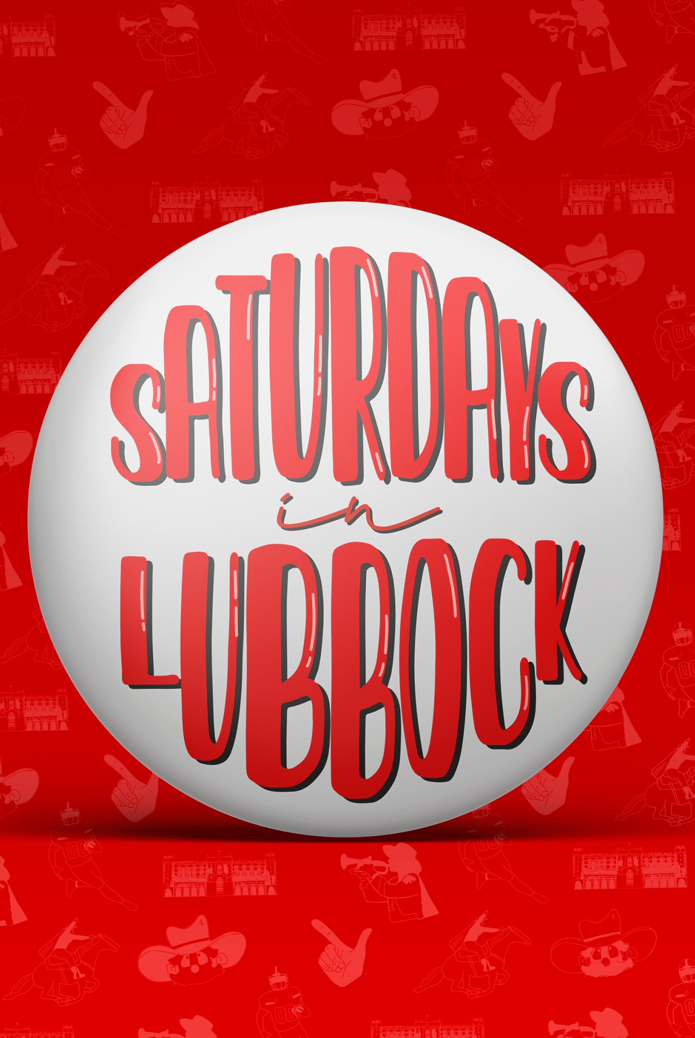 TEXAS TECH Game Day Buttons | Gameday Pins - Deadwood South Boutique & Company LLC