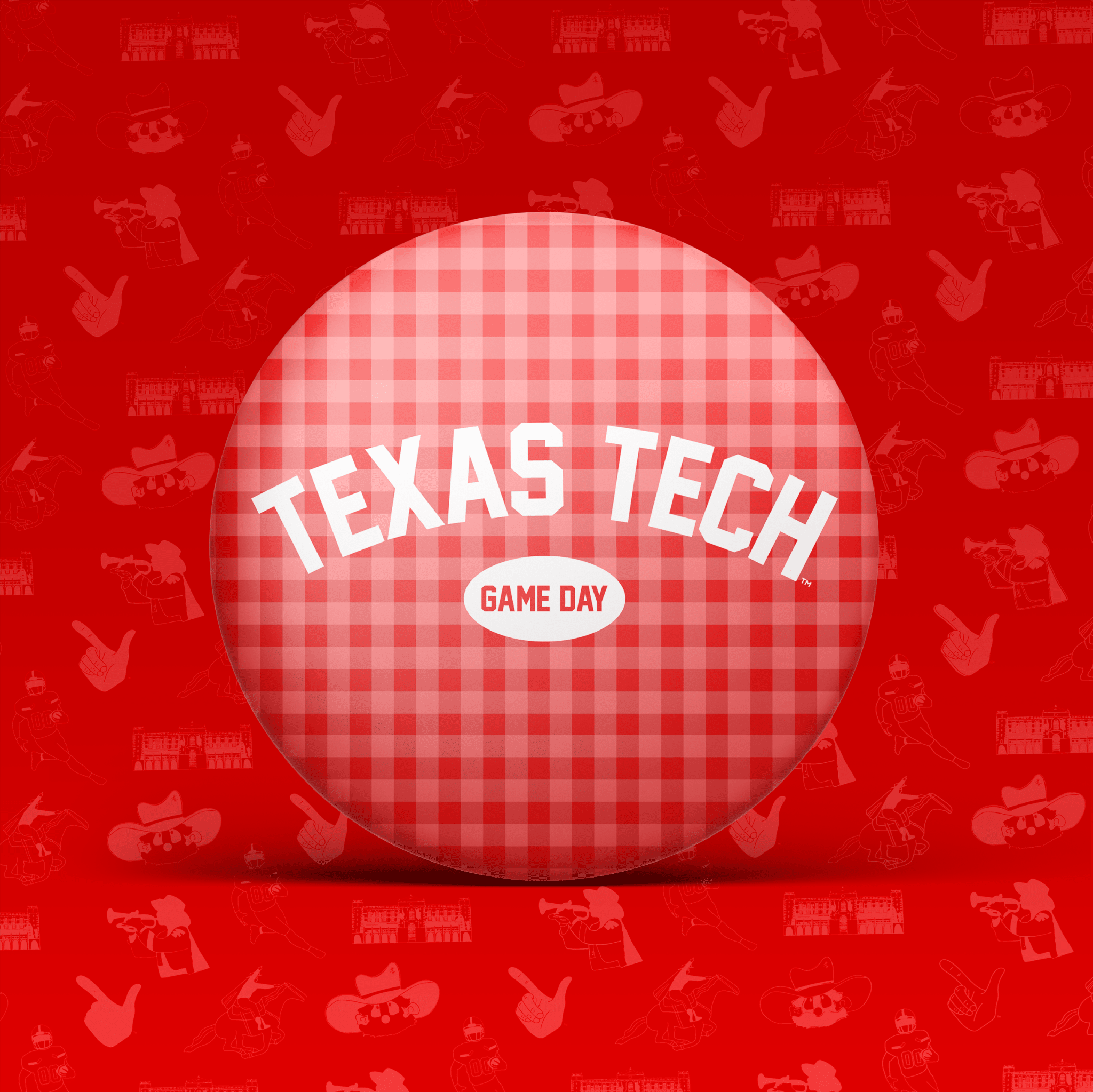 Texas Tech Game Day Buttons | TTU Gameday Pins - Deadwood South Boutique & Company LLC