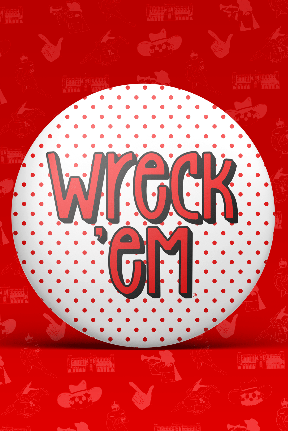 Texas Tech Game Day Buttons | TTU Gameday Pins - Deadwood South Boutique & Company LLC