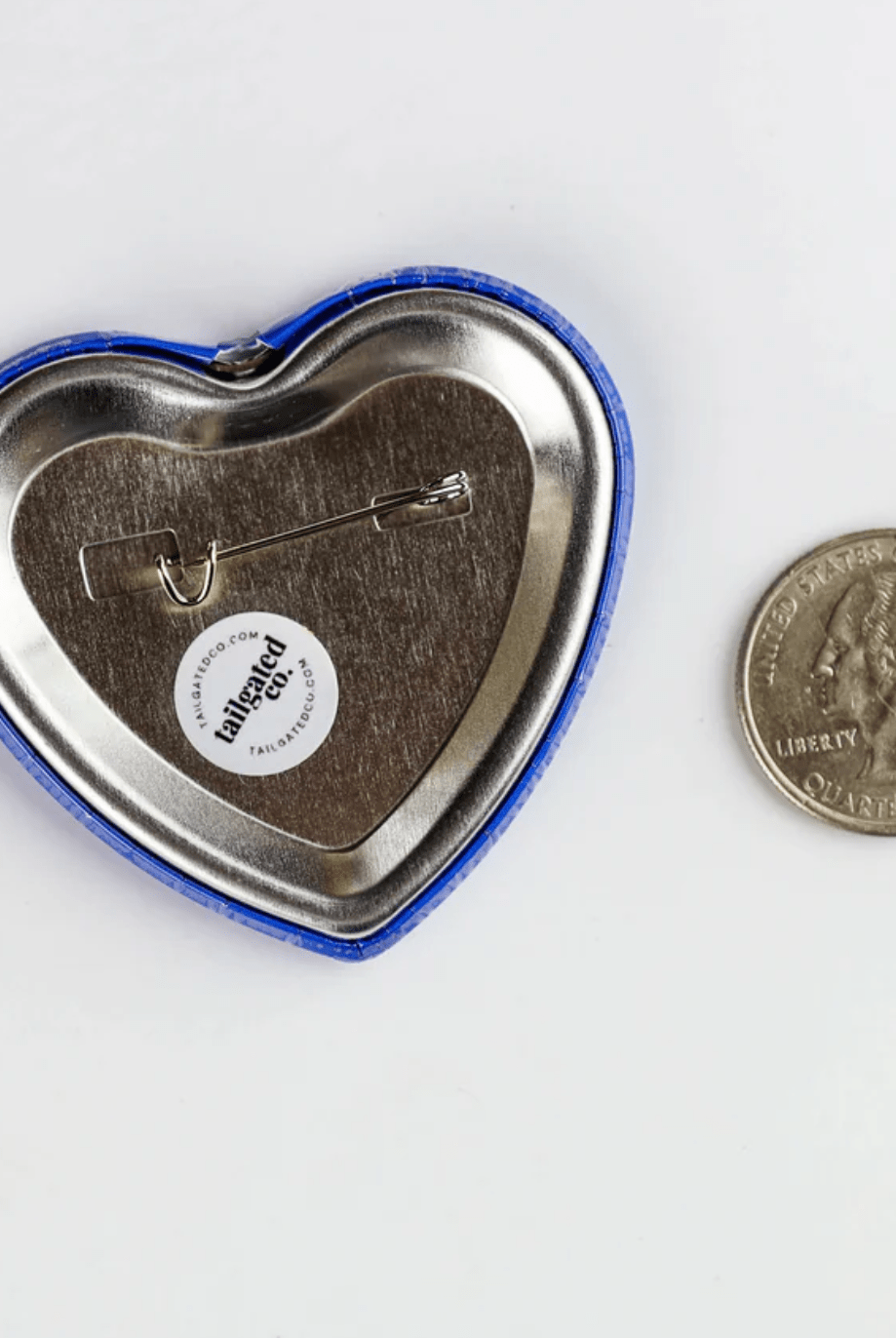 TEXAS TECH Heart Shaped Game Day Buttons - Deadwood South Boutique & Company LLC