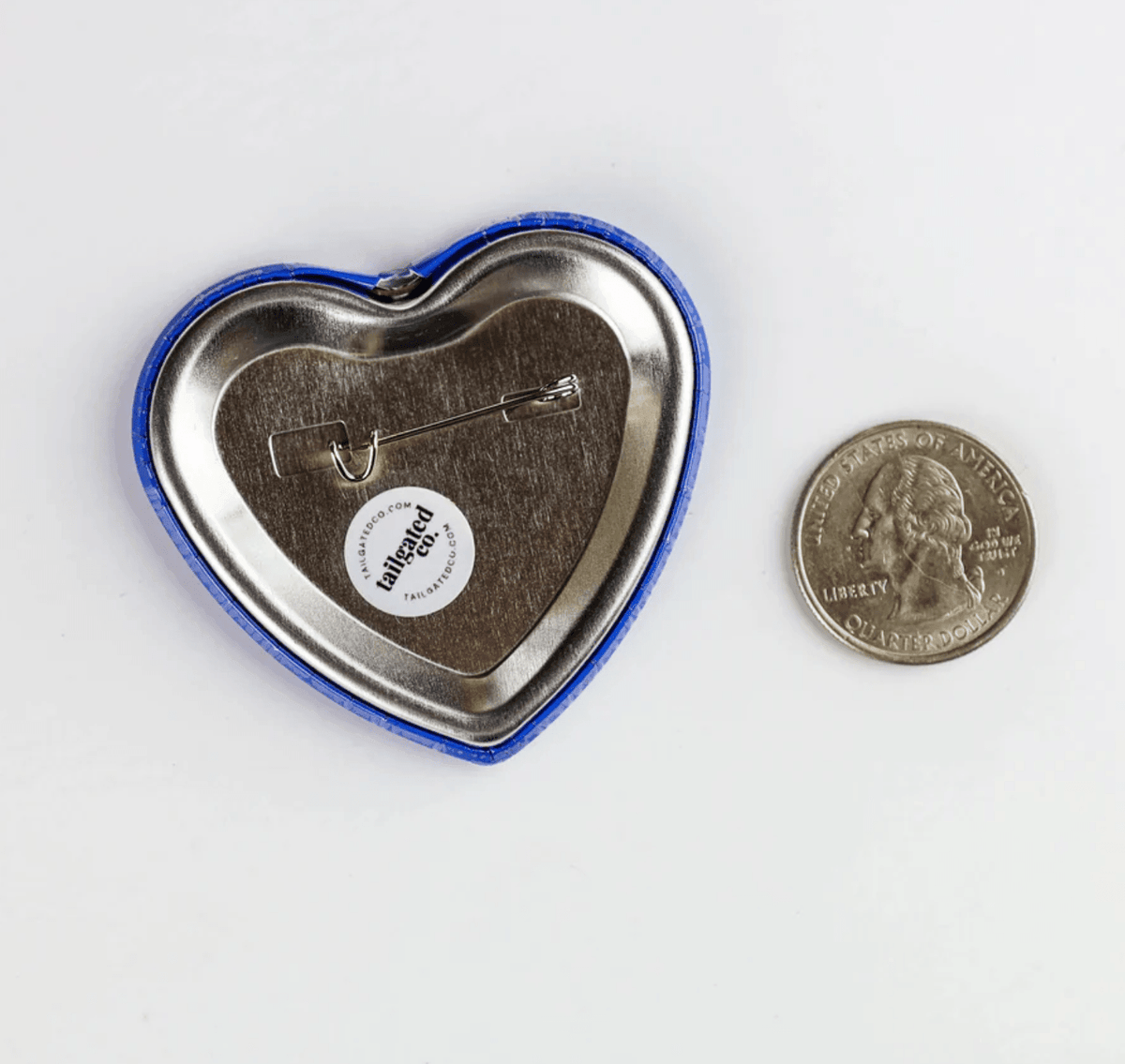 TEXAS TECH Heart Shaped Game Day Buttons - Deadwood South Boutique & Company LLC