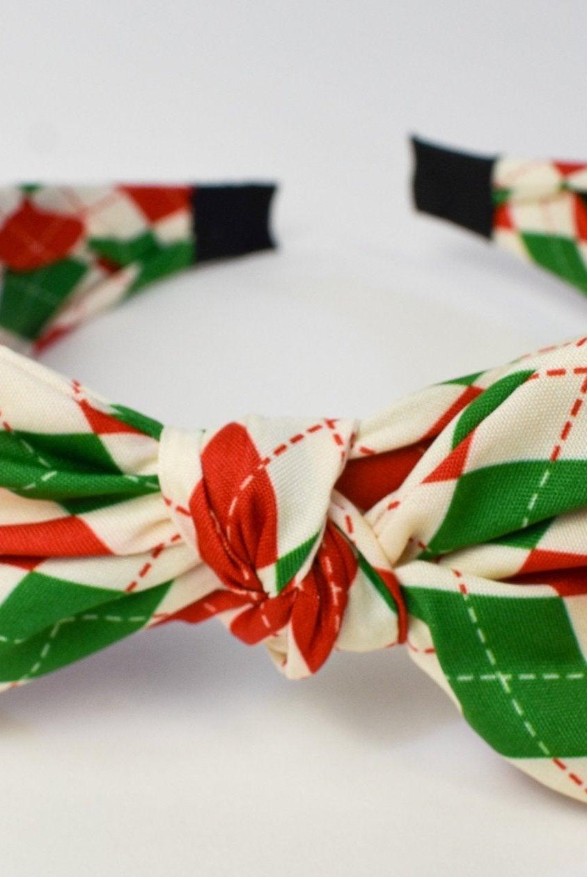 The Christmas Bow Headband - Deadwood South Boutique & Company LLC