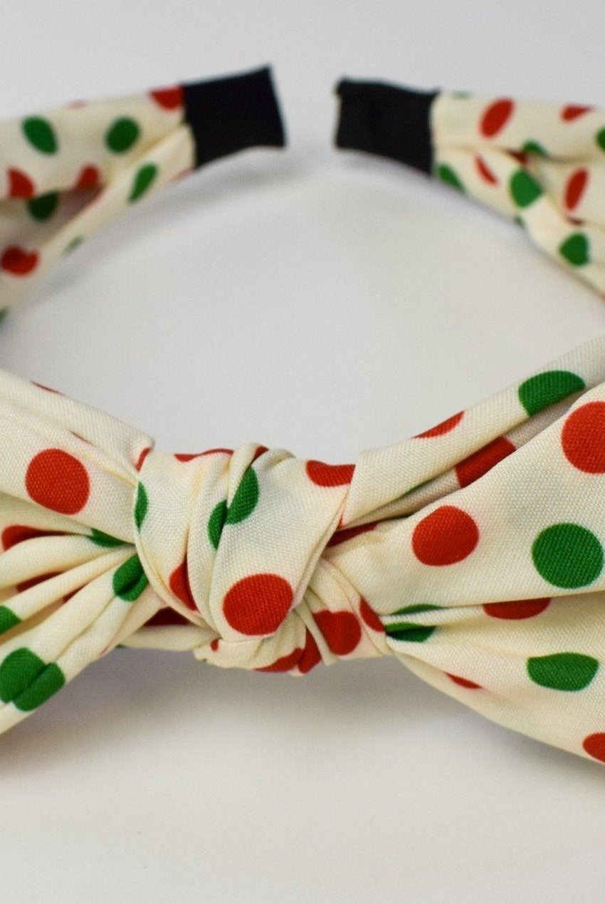 The Christmas Bow Headband - Deadwood South Boutique & Company LLC