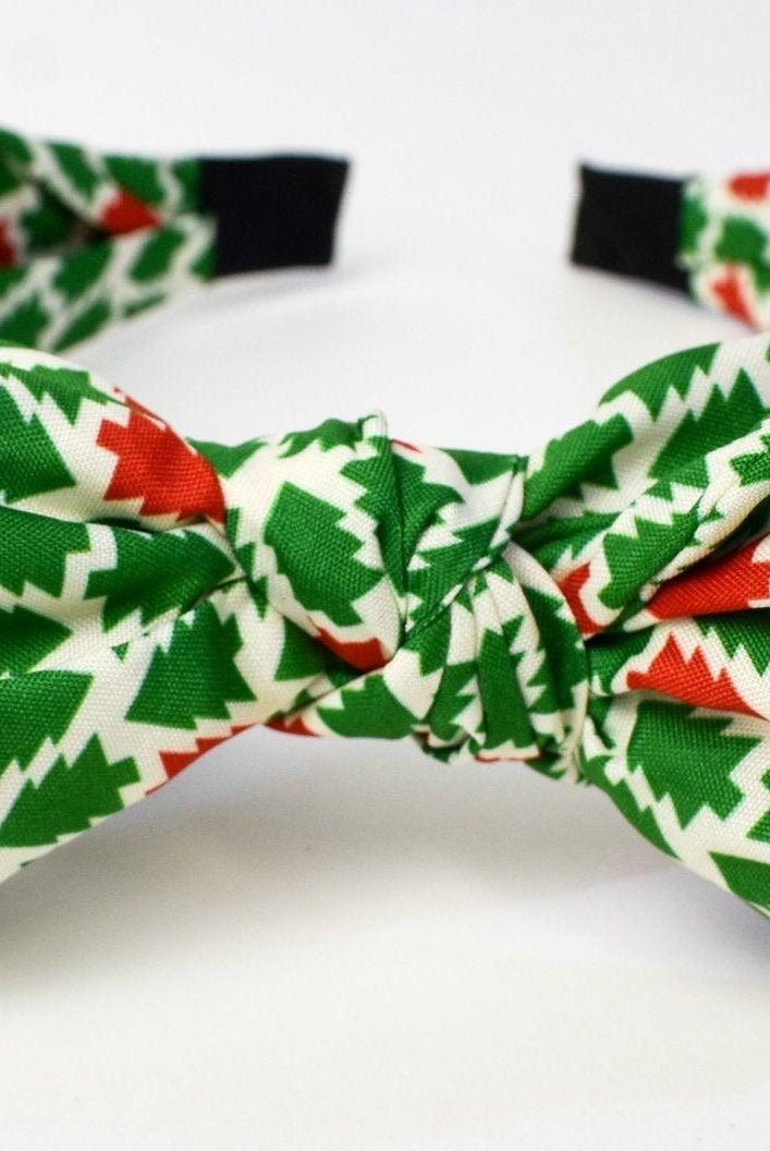 The Christmas Bow Headband - Deadwood South Boutique & Company LLC