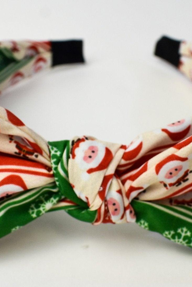 The Christmas Bow Headband - Deadwood South Boutique & Company LLC
