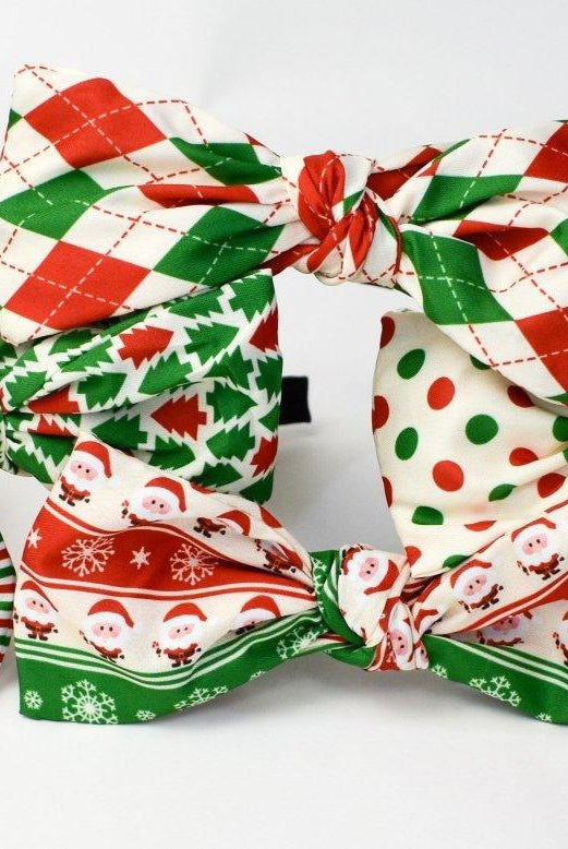 The Christmas Bow Headband - Deadwood South Boutique & Company LLC