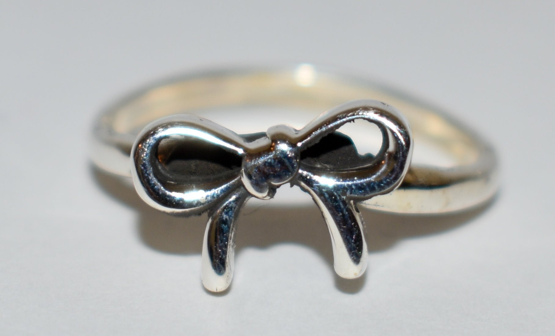 The Cutesy Sterling Silver Bow Stacker Ring - Deadwood South Boutique & Company LLC