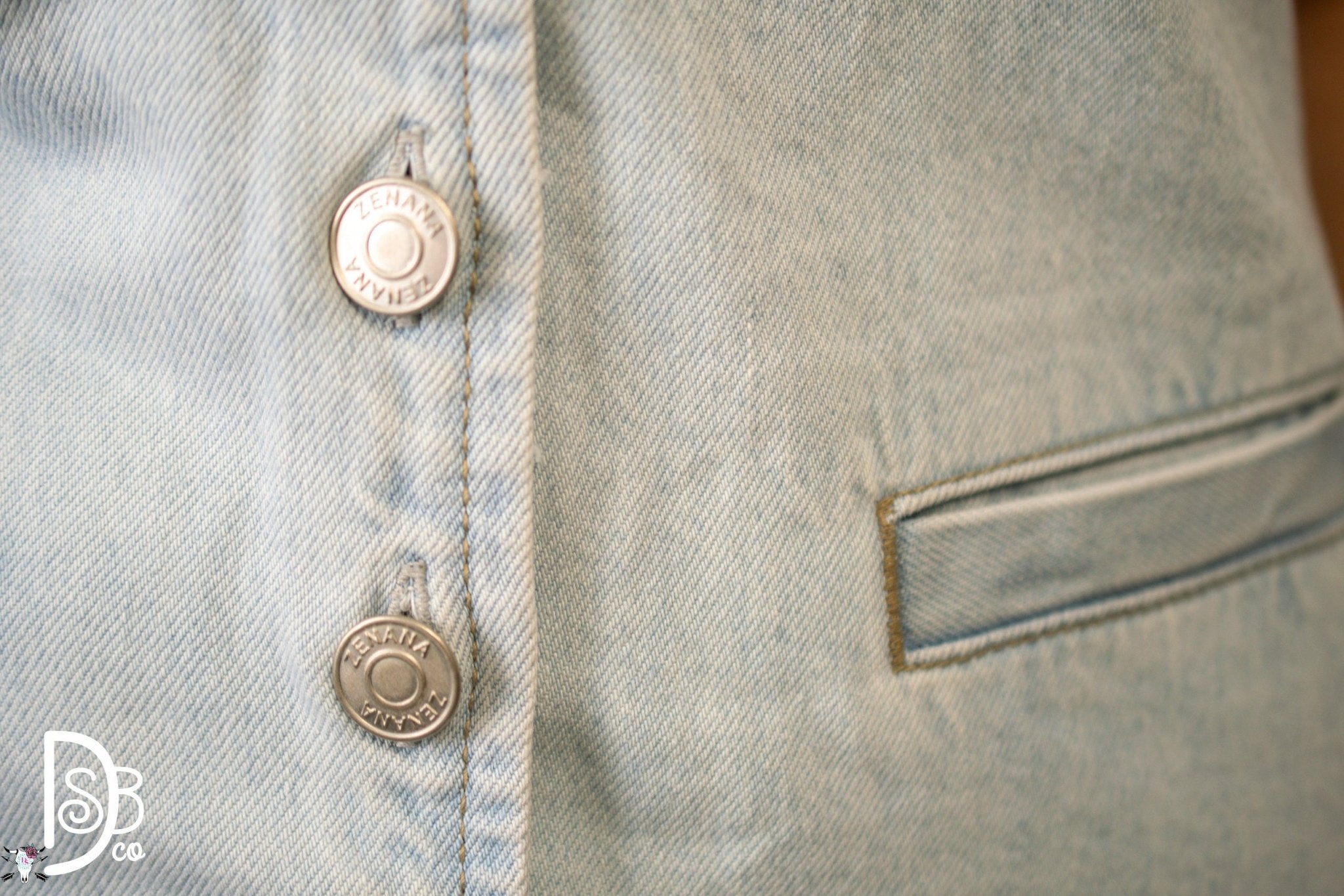 The Kimber Denim Vest - Deadwood South Boutique & Company LLC