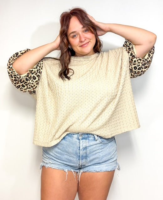 The Lola Leopard Plus Top - Deadwood South Boutique & Company LLC
