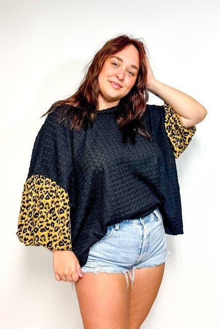 The Lola Leopard Plus Top - Deadwood South Boutique & Company LLC