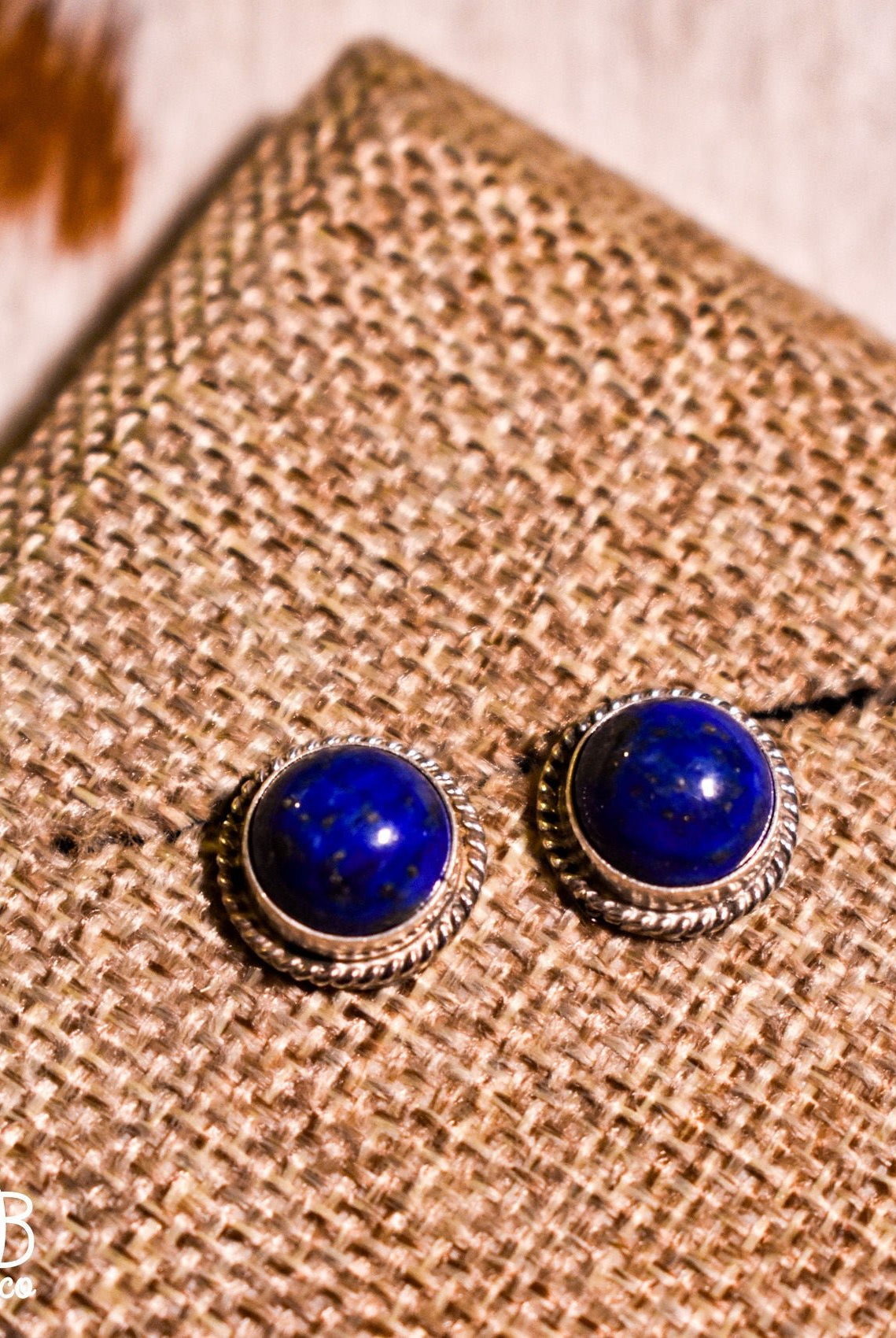The Minnie Sterling & Lapis Studs - Deadwood South Boutique & Company LLC