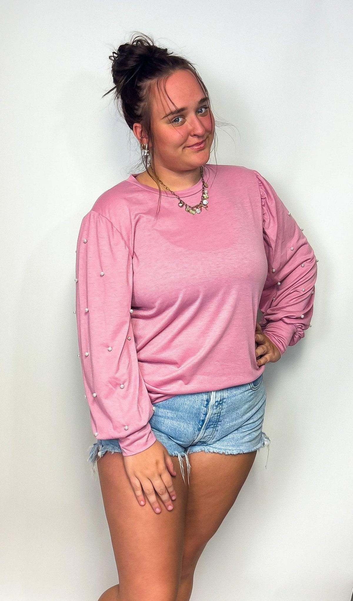 The Pearl Long Sleeve - Deadwood South Boutique & Company LLC