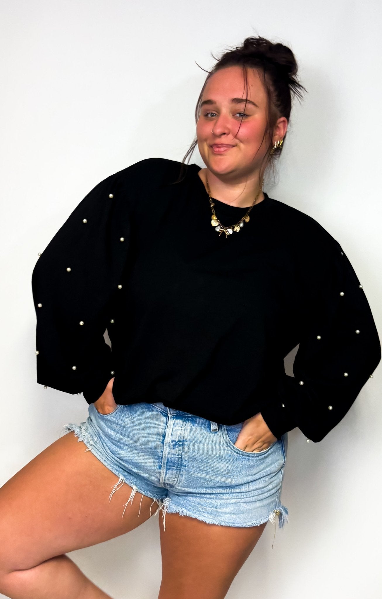 The Pearl Long Sleeve - Deadwood South Boutique & Company LLC