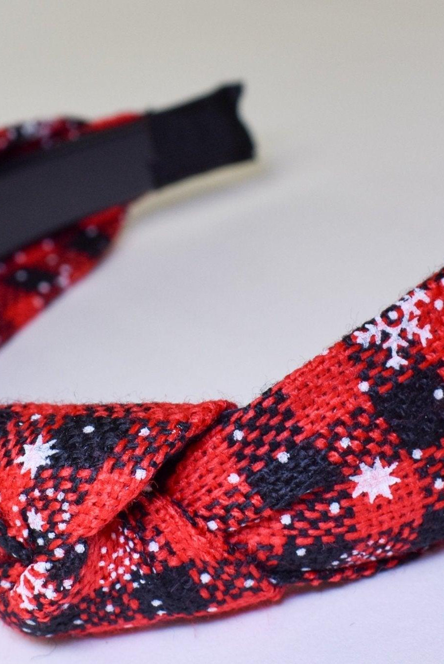 The Plaid Knotted Headband - Deadwood South Boutique & Company LLC