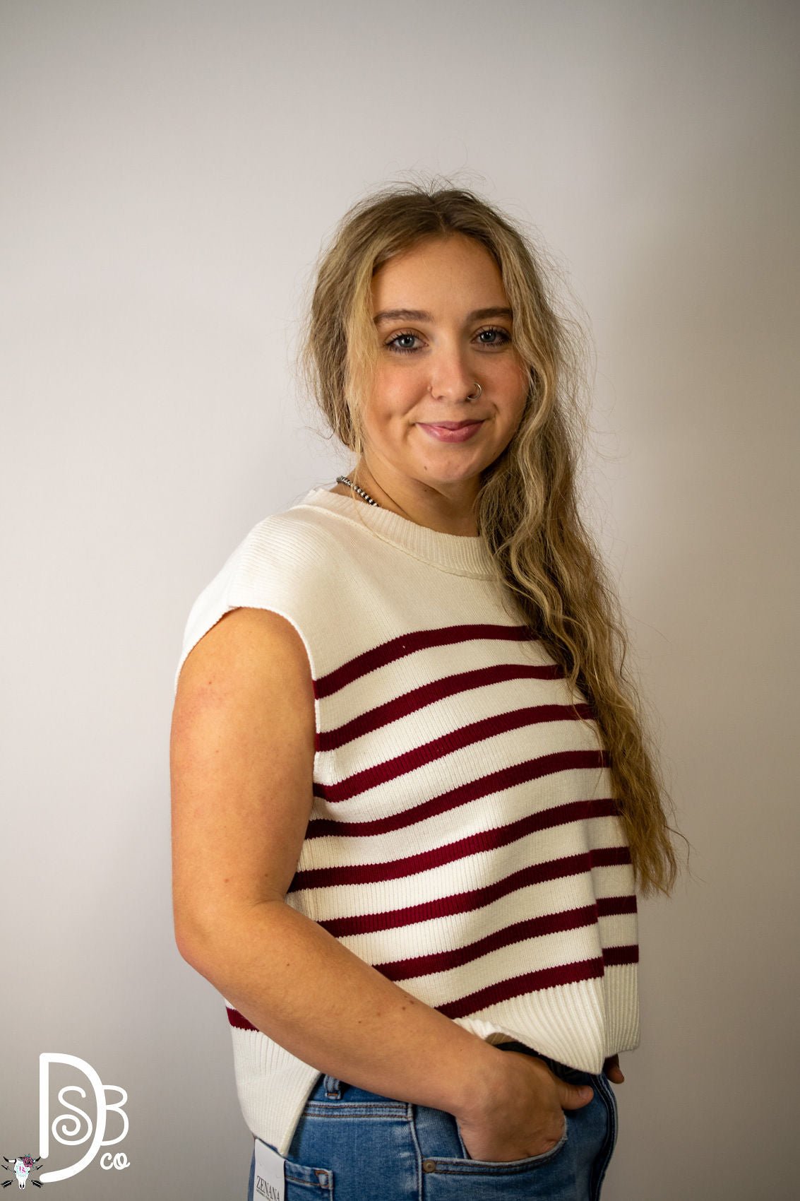 The Sandy Striped Sweater - Deadwood South Boutique & Company LLC