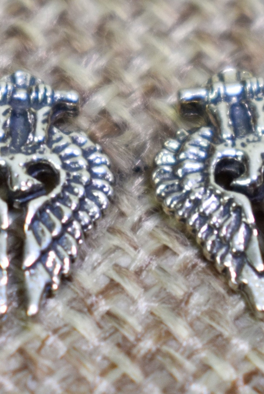 The Sterling Silver Angel Wing Studs - Deadwood South Boutique & Company LLC