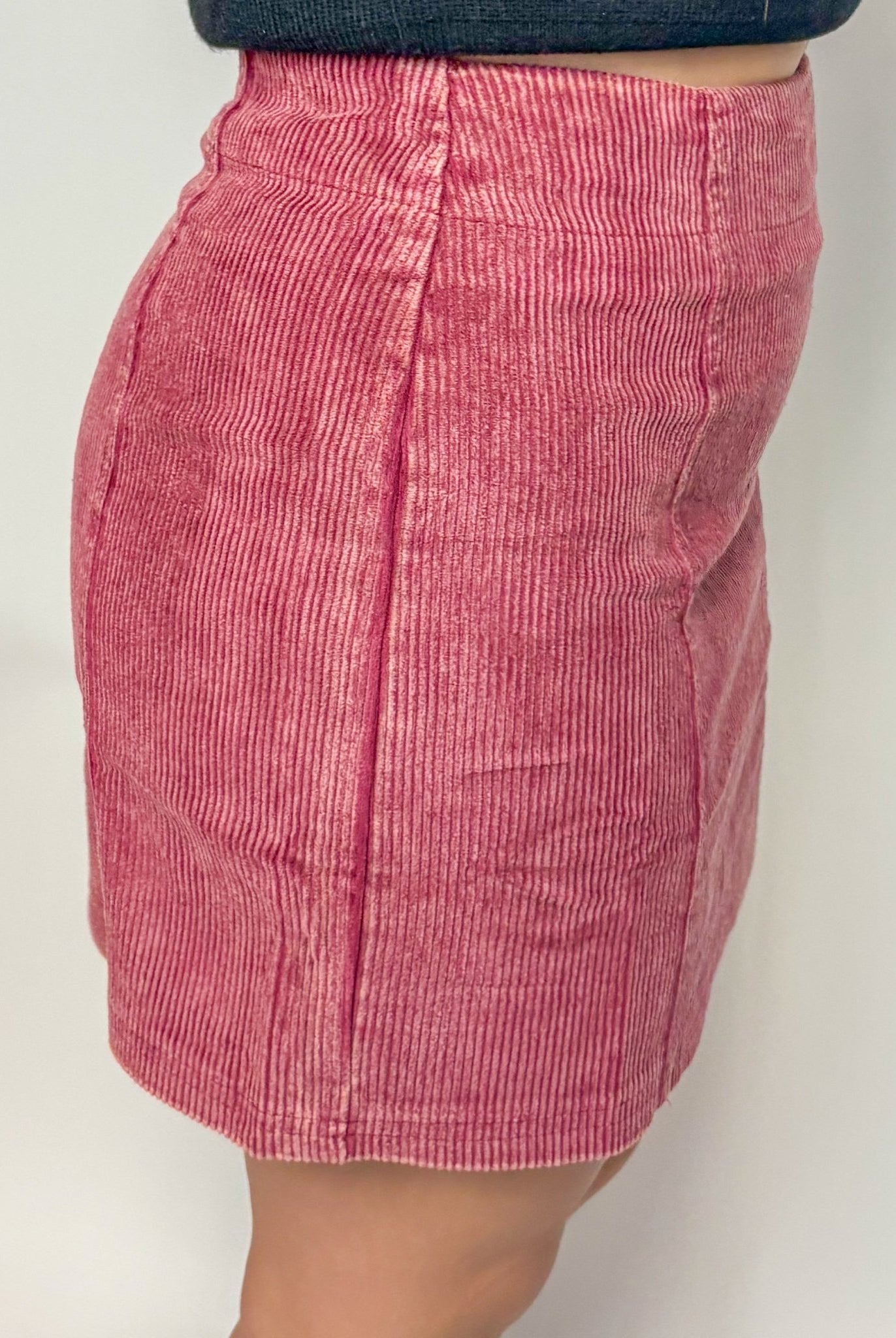 The Washed Corduroy Skirt - Deadwood South Boutique & Company LLC