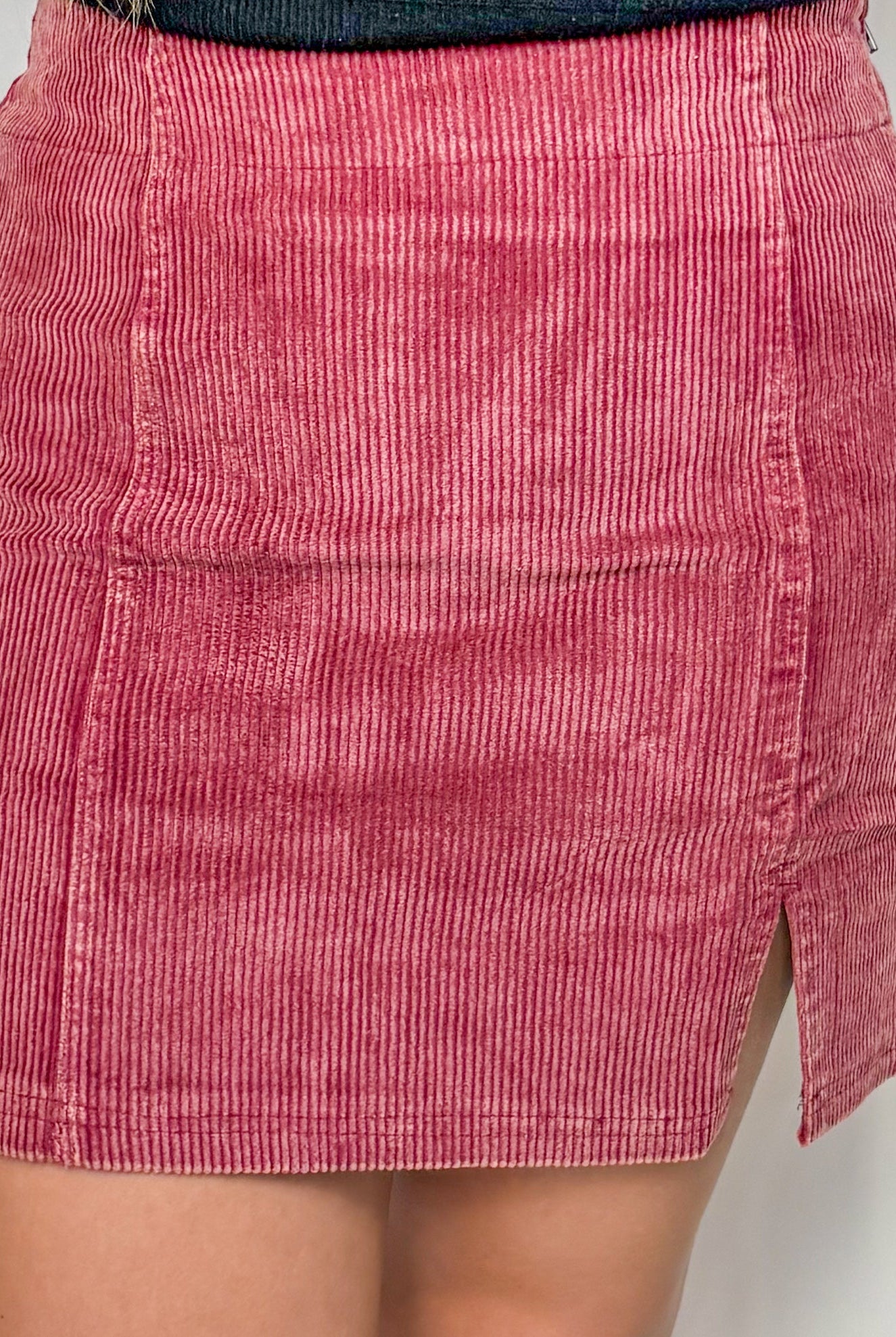 The Washed Corduroy Skirt - Deadwood South Boutique & Company LLC