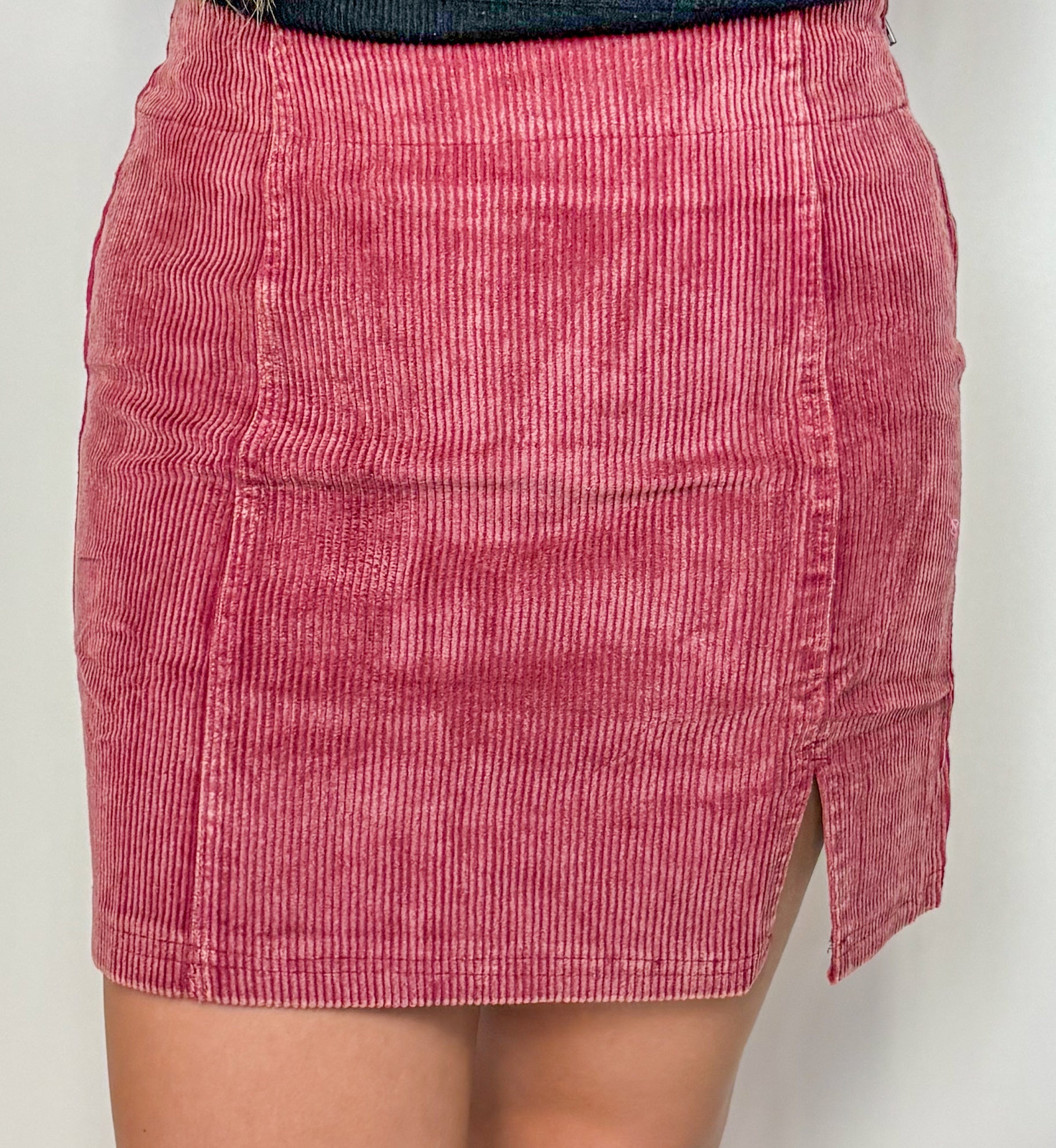 The Washed Corduroy Skirt - Deadwood South Boutique & Company LLC