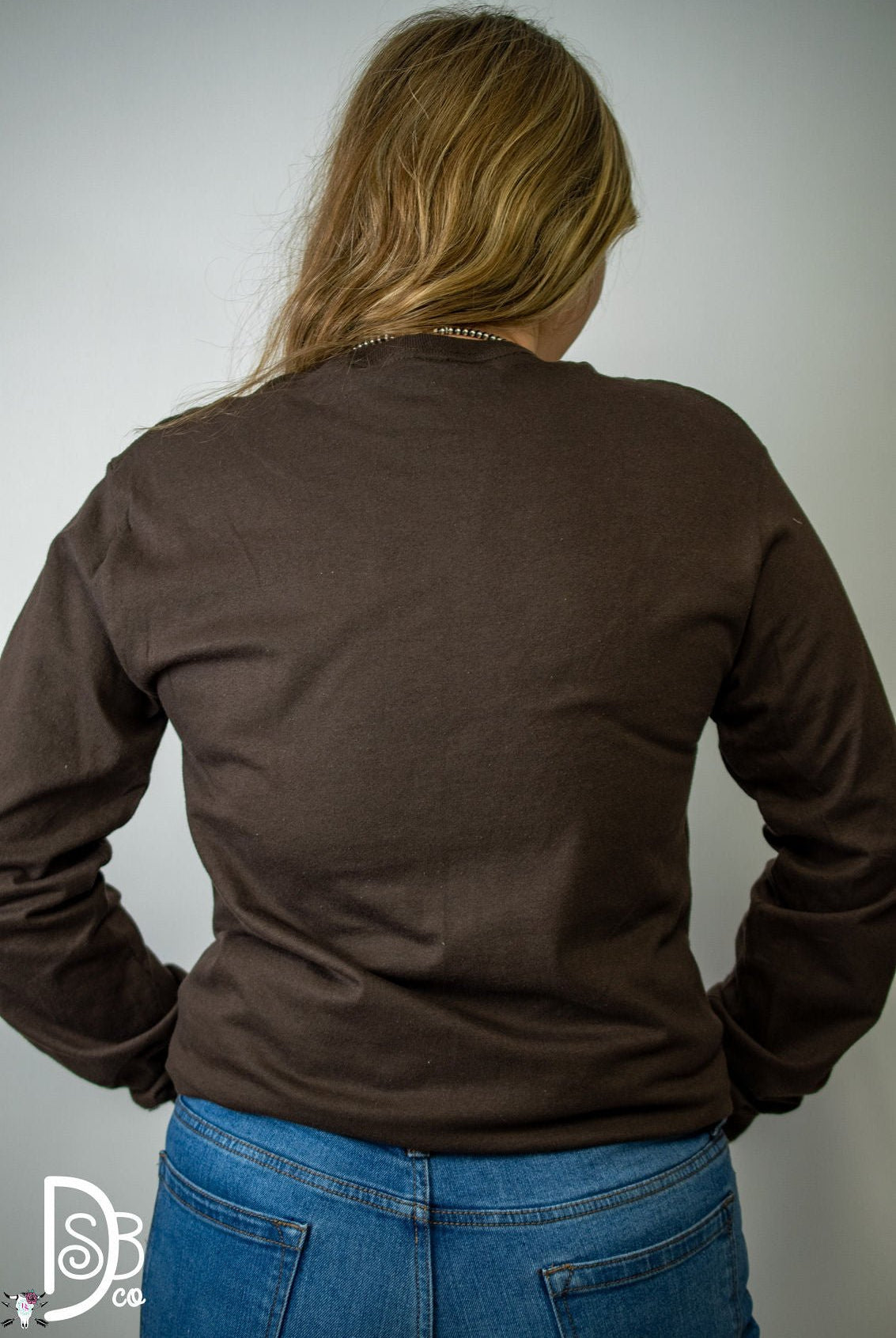 The Watercolor Horseshoe Long Sleeve - Deadwood South Boutique & Company LLC