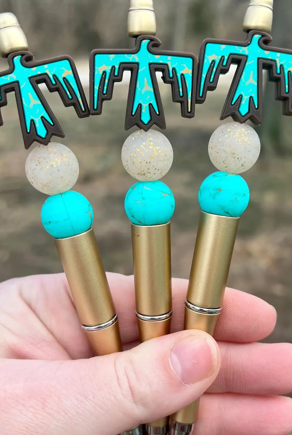 Thunderbird Beaded Pen - Deadwood South Boutique & Company LLC