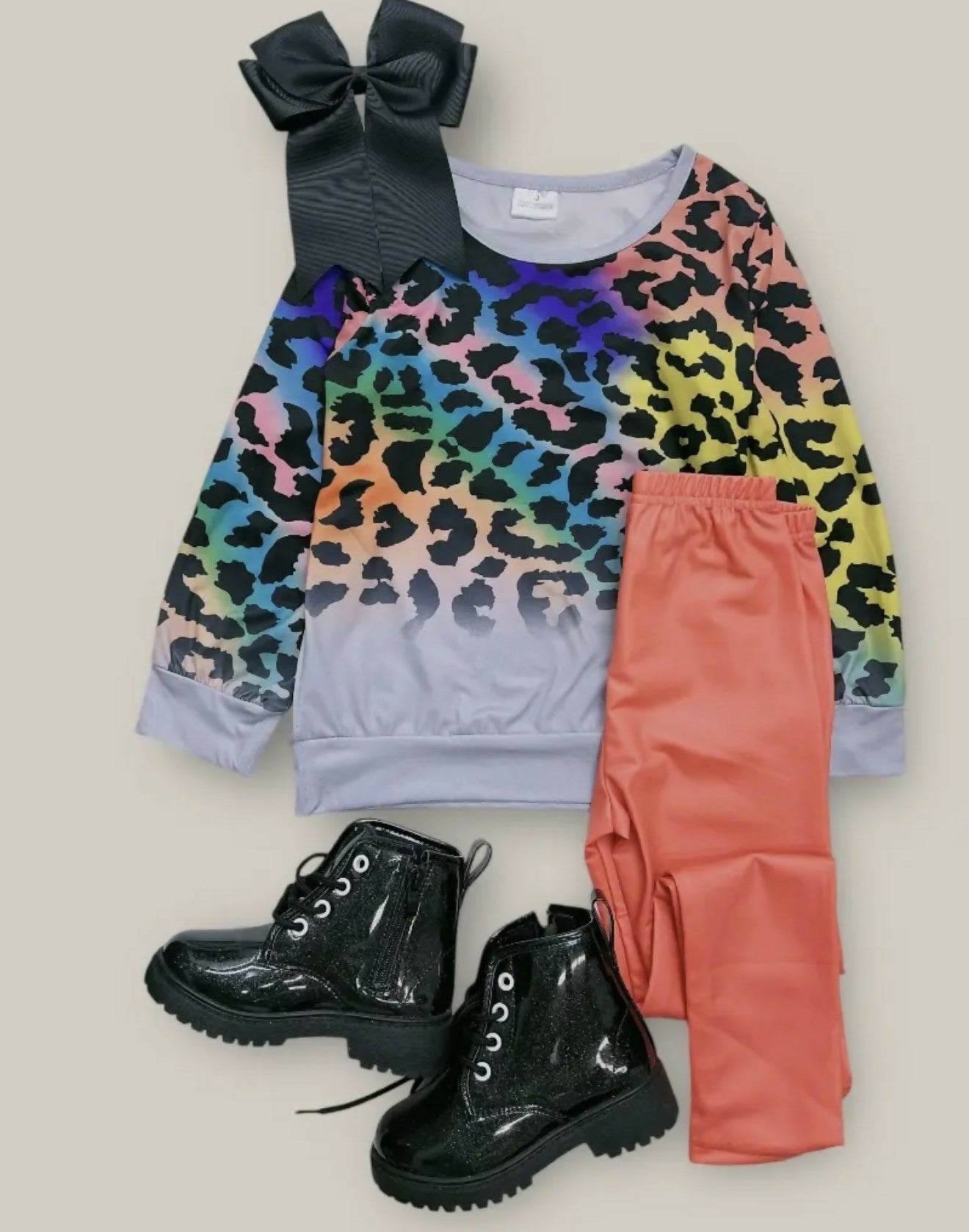 Tie Dye Animal Print Top - Deadwood South Boutique & Company LLC