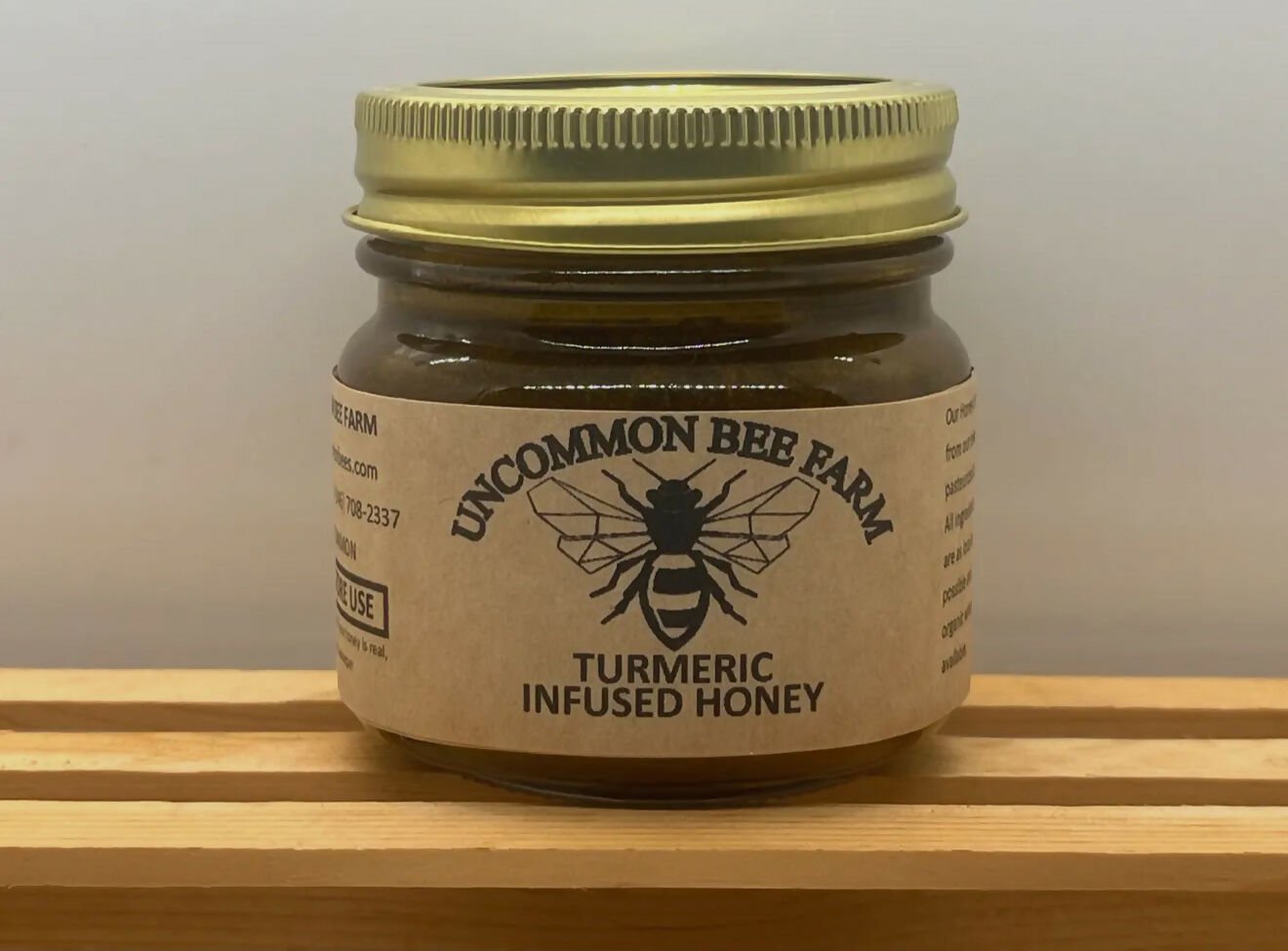 Turmeric Infused Honey 5 oz - Deadwood South Boutique & Company LLC