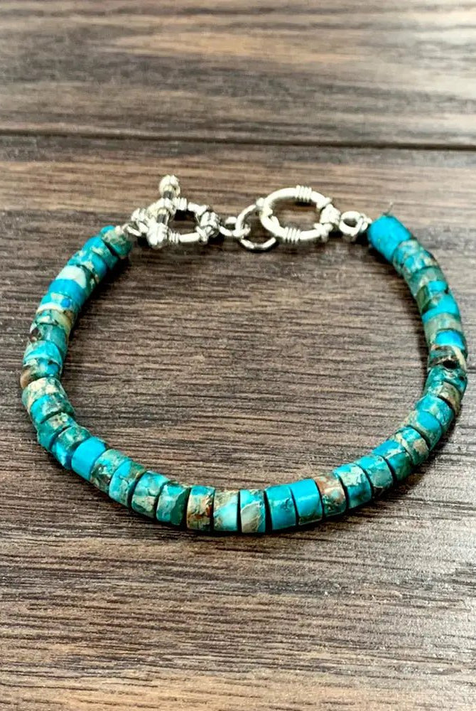 Turquoise Heishi Fashion Bracelet - Deadwood South Boutique & Company LLC