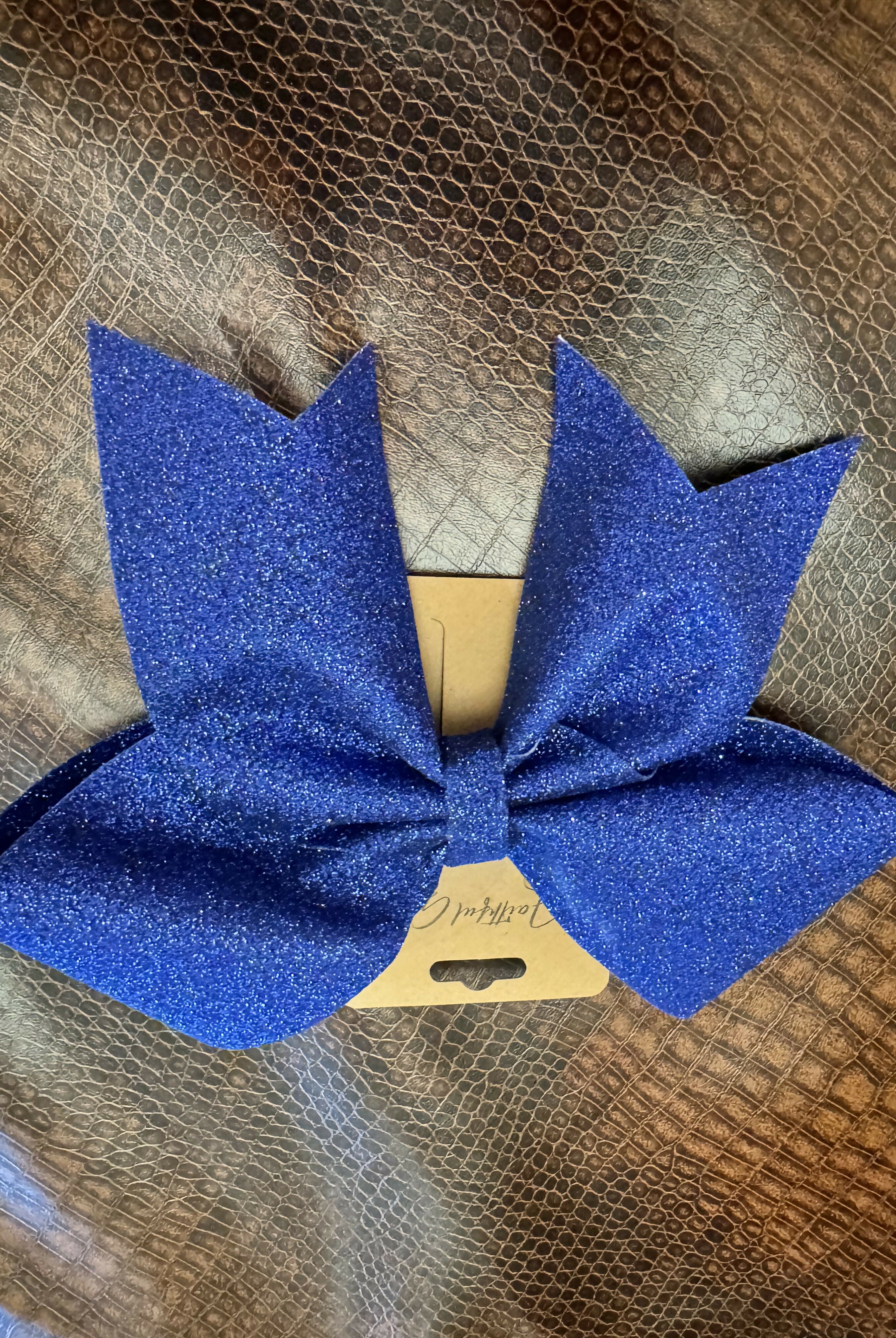 Glitter Cheer Bow-Accessories-Faithful Glow-Deadwood South Boutique, Women's Fashion Boutique in Henderson, TX