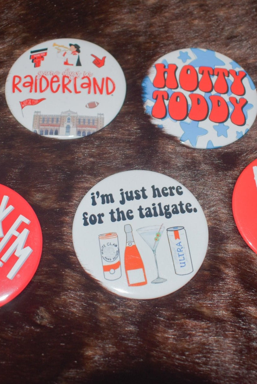 University Game Day Buttons - Deadwood South Boutique & Company LLC