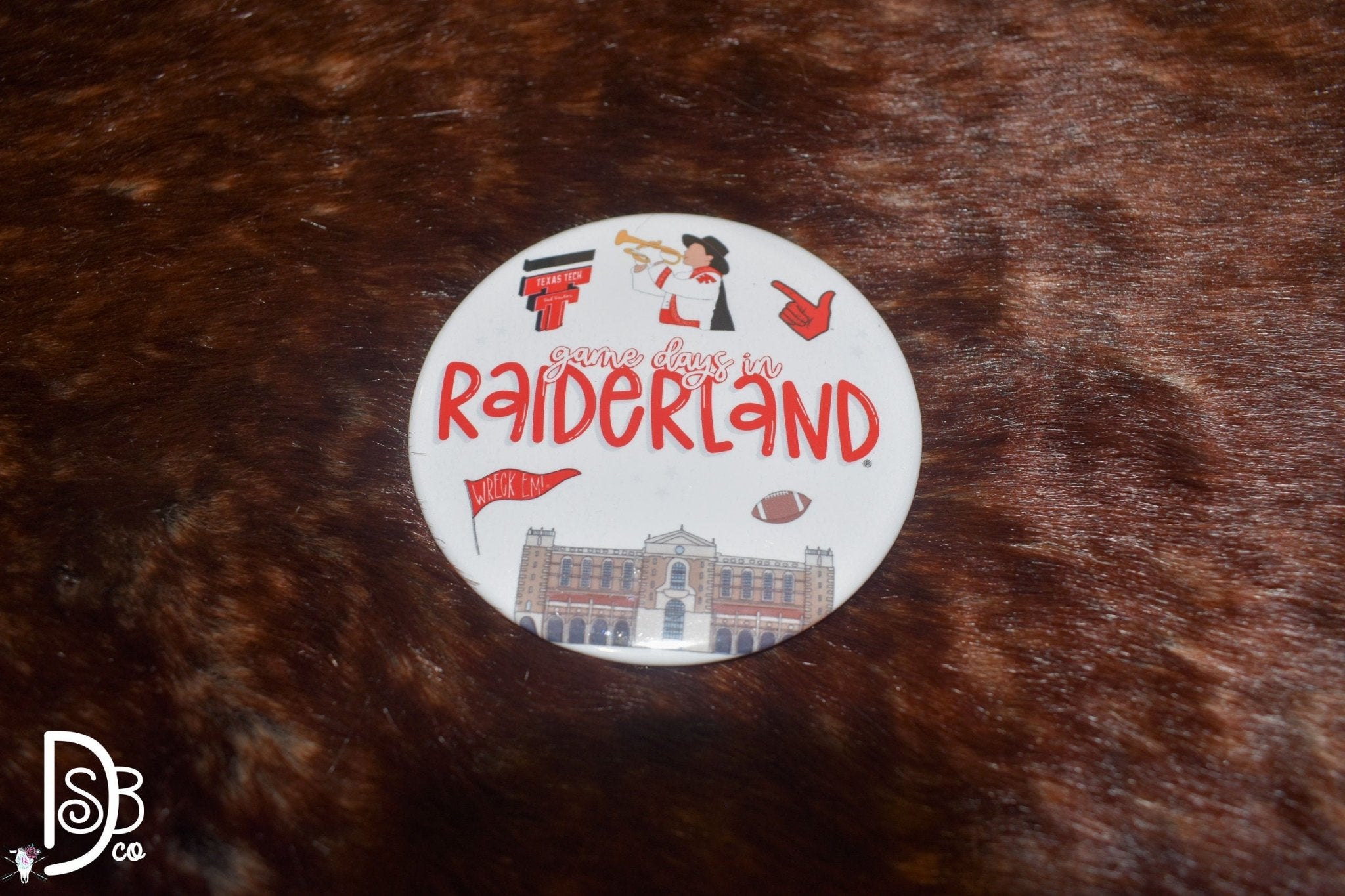 University Game Day Buttons - Deadwood South Boutique & Company LLC