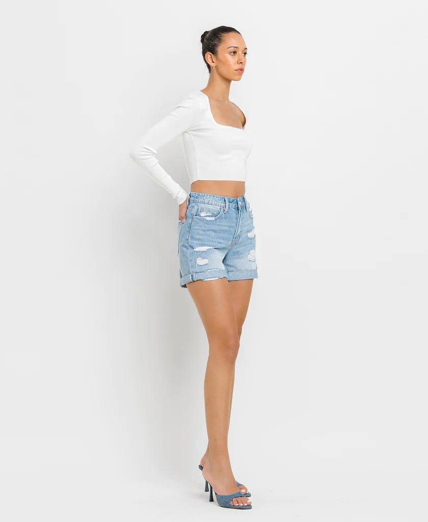 Vervet Pacific Venice Boyfriend Shorts - Deadwood South Boutique & Company LLC