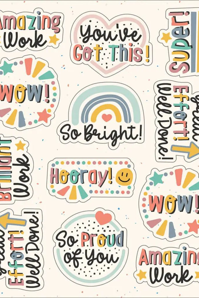 We Belong Motivators Shape Stickers - Deadwood South Boutique & Company LLC