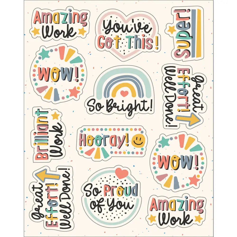 We Belong Motivators Shape Stickers - Deadwood South Boutique & Company LLC