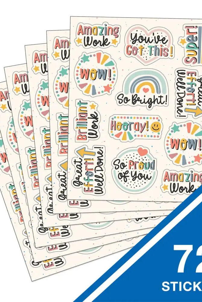 We Belong Motivators Shape Stickers - Deadwood South Boutique & Company LLC