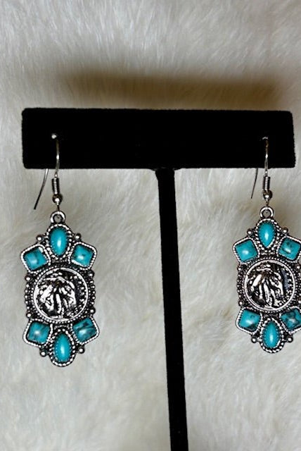 Western Coin Fashion Dangle Earrings - Deadwood South Boutique & Company LLC