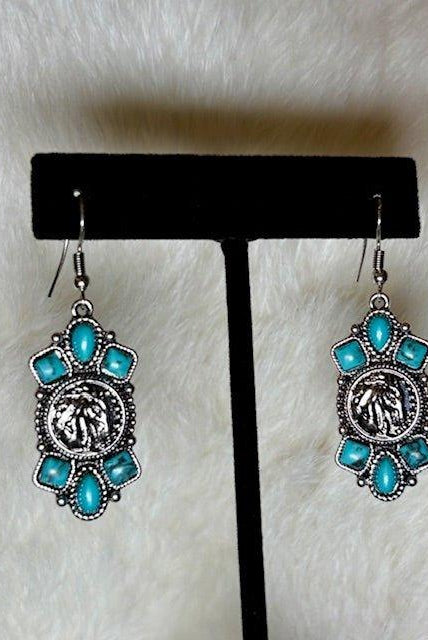Western Coin Fashion Dangle Earrings - Deadwood South Boutique & Company LLC