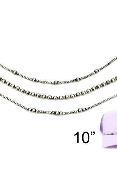 Western Pearl Fashion Trucker Cap Chain - Deadwood South Boutique & Company LLC