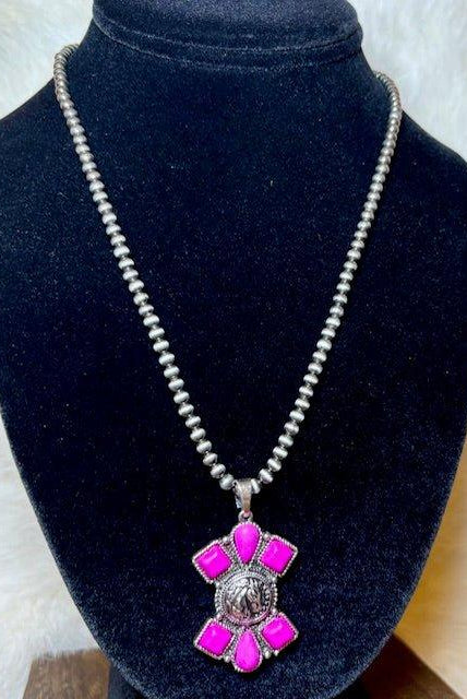 Western Pendant Fashion Necklace - Deadwood South Boutique & Company LLC
