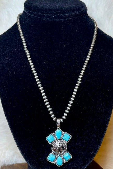 Western Pendant Fashion Necklace - Deadwood South Boutique & Company LLC